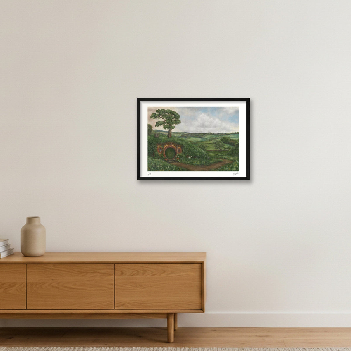Good Tilled Earth — 59×42cm, 23×17" Black Frame