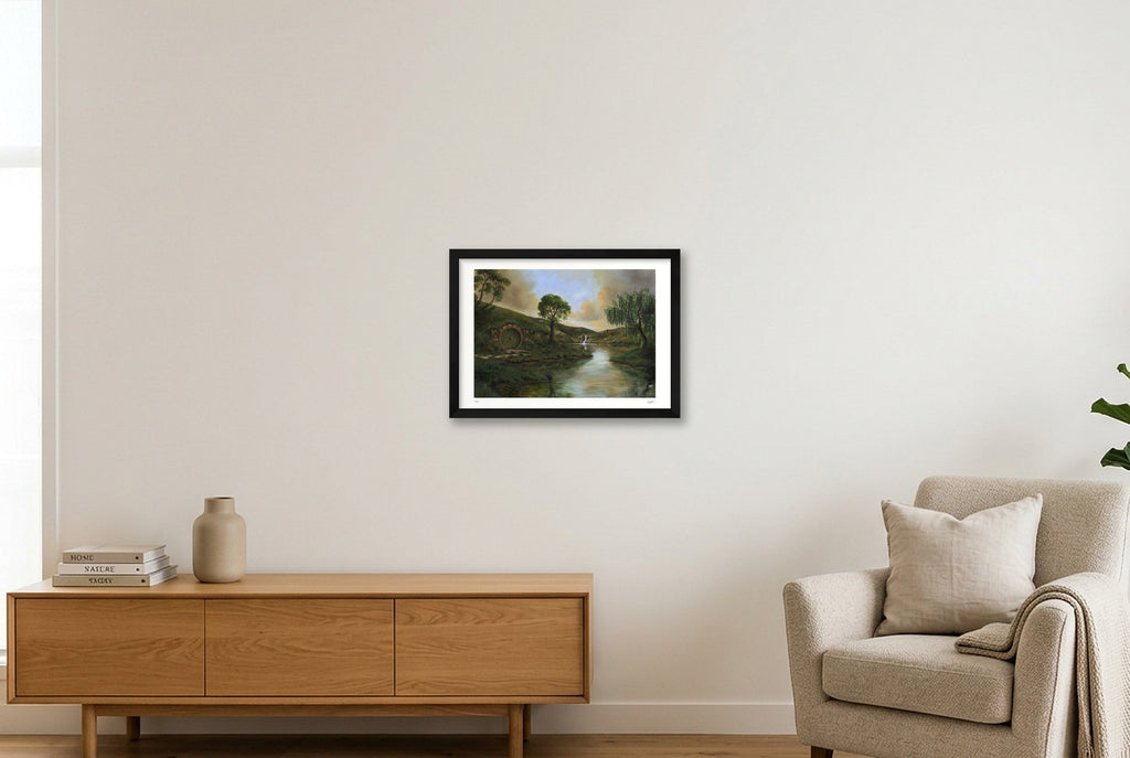 The Mind Where It Doth Wander — A3 (42×30cm, 17×12") Black Frame
