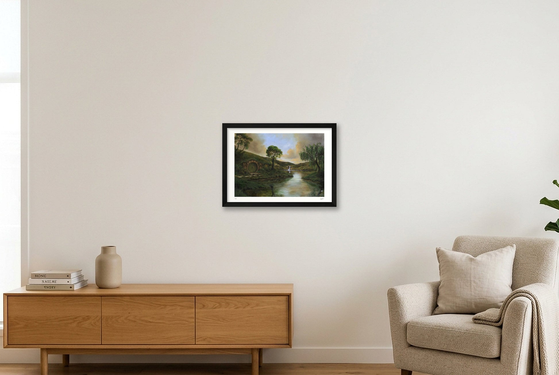 The Mind Where It Doth Wander — A3 (42×30cm, 17×12") Black Frame