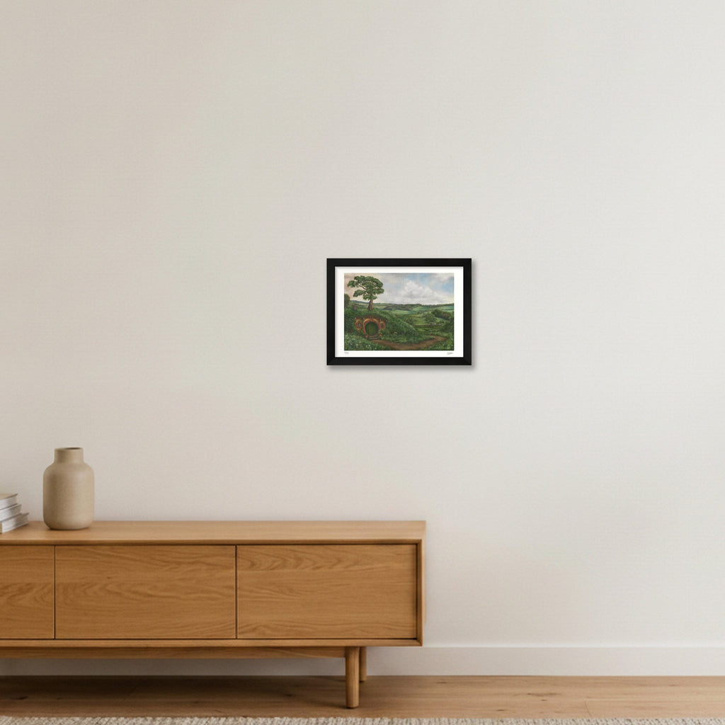 Good Tilled Earth — A4 (30×21cm, 12×8") Black Frame