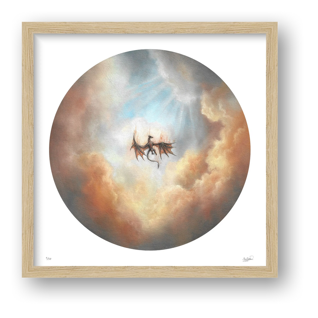 O Foul Descent — framed