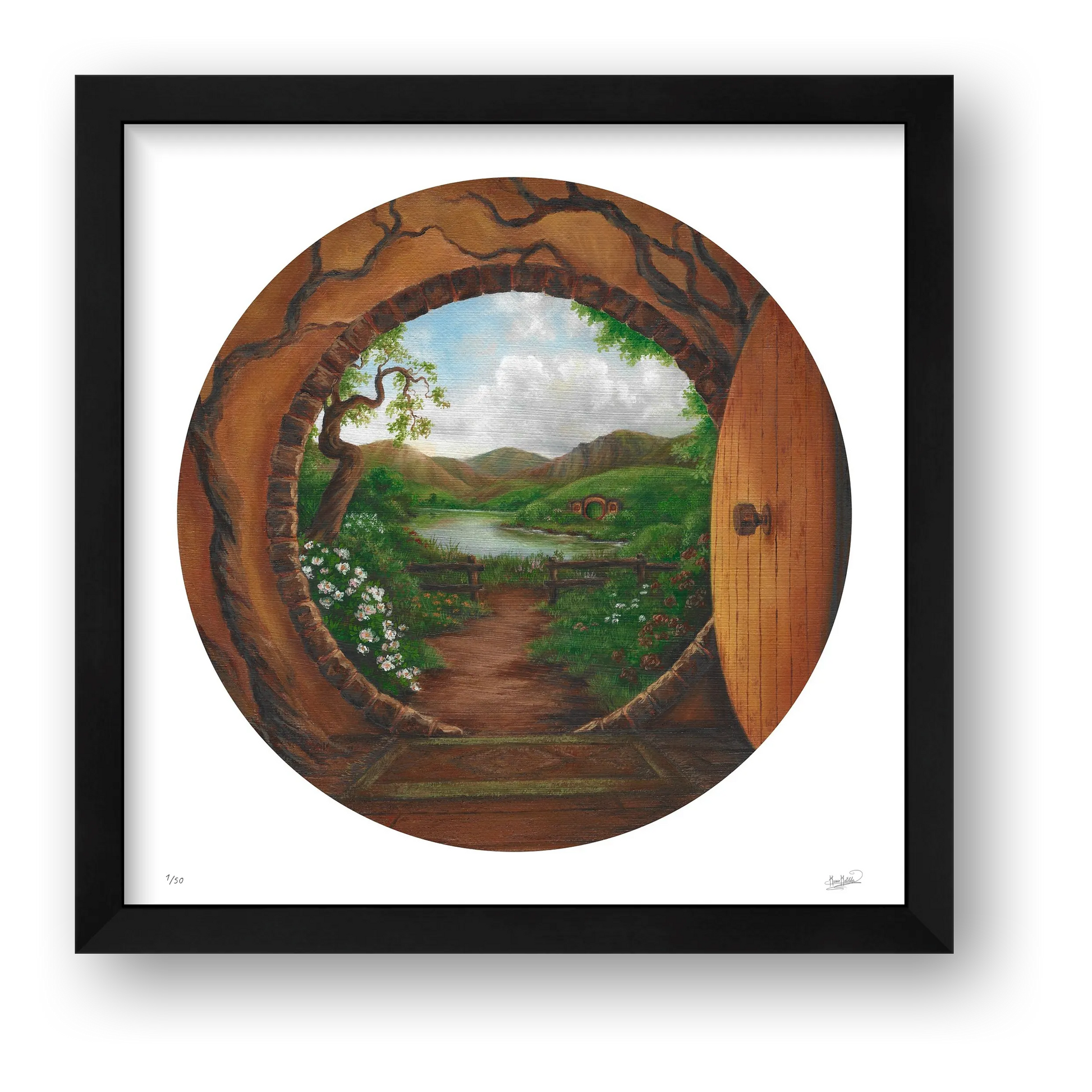Where Time Lay Dreaming — framed