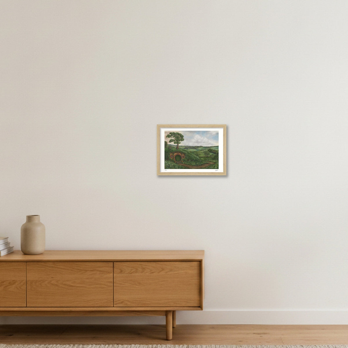 Good Tilled Earth — A4 (30×21cm, 12×8") Oak Frame