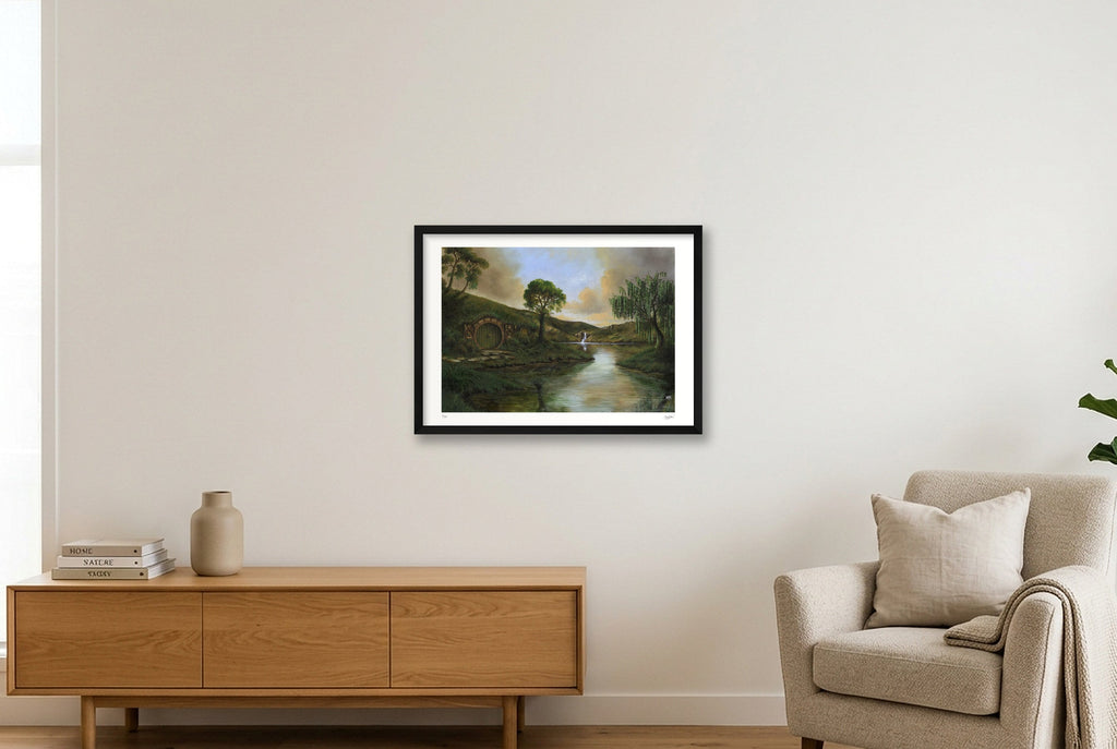 The Mind Where It Doth Wander — A2 (59×42cm, 23×17") Black Frame