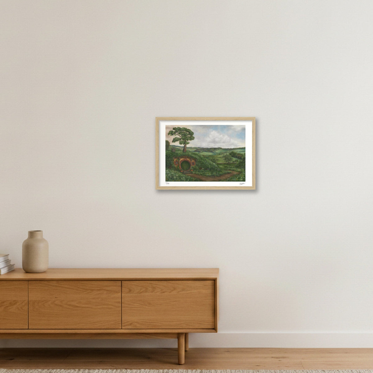 Good Tilled Earth — A3 (42×30cm, 17×12") Oak Frame