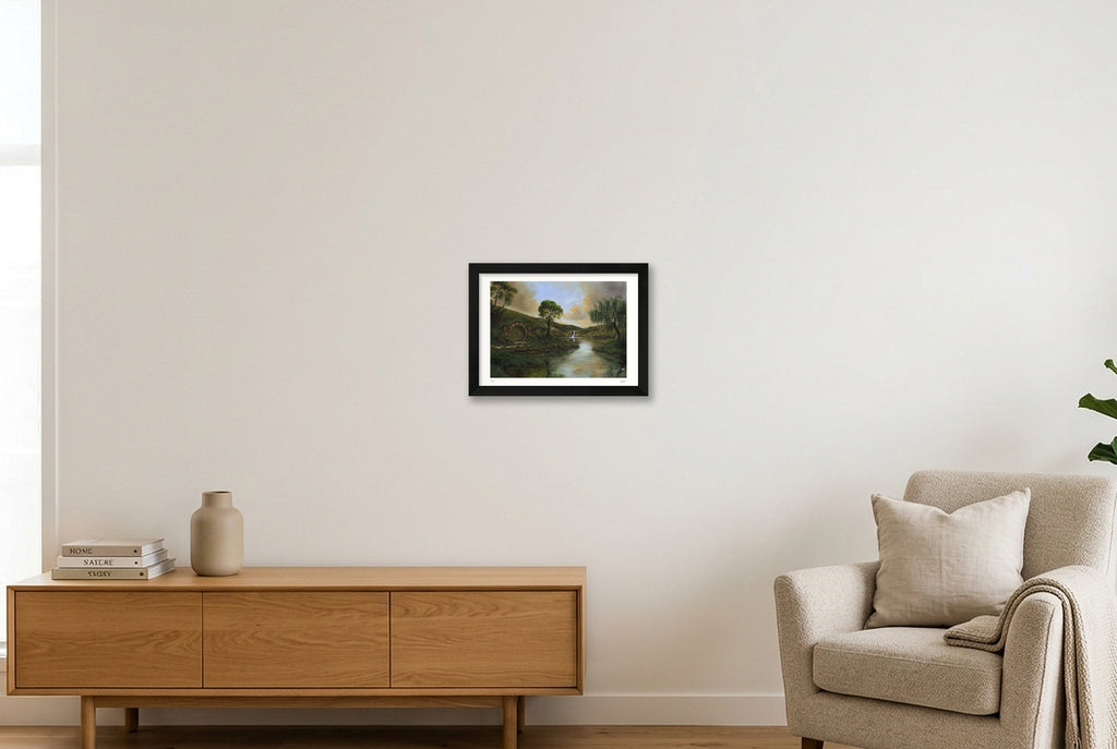The Mind Where It Doth Wander — A4 (30×21cm, 12×8") Black Frame
